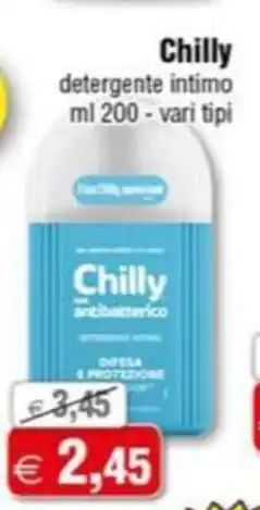 Magazzini Smart Chilly detergente intimo offerta