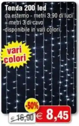 Magazzini Smart Tenda 200 led offerta