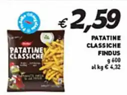 Coal Patatine classiche FINDUS offerta