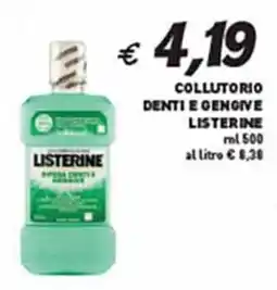 Coal Collutorio denti e gengive LISTERINE offerta