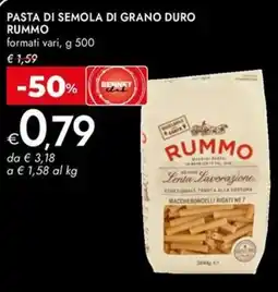 Bennet Pasta di semola di grano duro RUMMO offerta