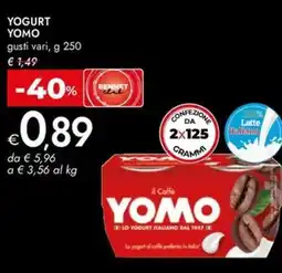 Bennet Yogurt YOMO offerta