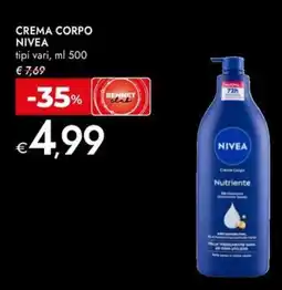 Bennet Crema corpo NIVEA offerta