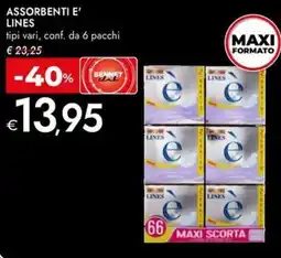 Bennet Assorbenti e' LINES offerta