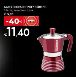 Bennet Caffettiera infinity PEDRINI offerta