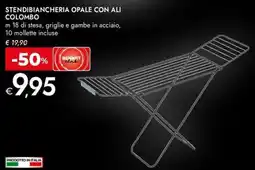 Bennet Stendibiancheria opale con ali colombo offerta