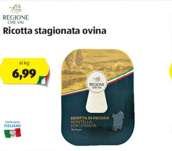 ALDI Ricotta stagionata ovina offerta