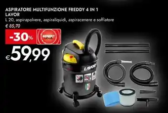 Bennet Aspiratore multifunzione freddy 4 in 1 LAVOR offerta