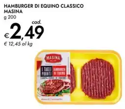 Bennet Hamburger di equino classico MASINA offerta