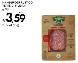 Bennet Hamburger rustico TERRE DI FILIERA offerta