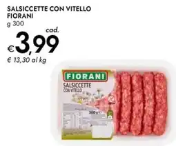 Bennet Salsiccette con vitello FIORANI offerta