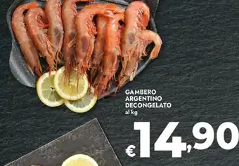 Bennet Gambero argentino decongelato offerta