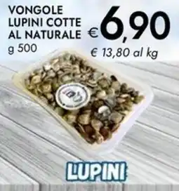 Bennet Vongole lupini cotte al naturale offerta