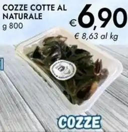 Bennet Cozze cotte al naturale offerta