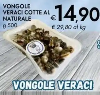 Bennet Vongole veraci cotte al naturale offerta