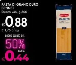 Bennet Pasta di grano duro BENNET offerta