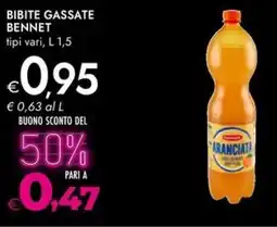 Bennet Bibite gassate BENNET offerta