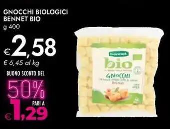 Bennet Gnocchi biologici BENNET BIO offerta