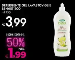 Bennet Detergente gel lavastoviglie BENNET ECO offerta