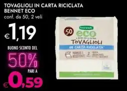 Bennet Tovaglioli in carta riciclata BENNET ECO offerta