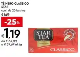 Bennet Tè nero classico STAR offerta