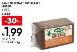 Bennet Pane di segale integrale HUBER offerta
