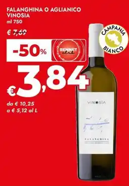 Bennet Falanghina o aglianico VINOSIA offerta