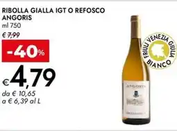 Bennet Ribolla gialla igt o refosco ANGORIS offerta