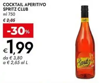 Bennet Cocktail aperitivo SPRITZ CLUB offerta