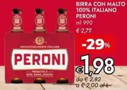 Bennet Birra con malto 100% italiano PERONI offerta