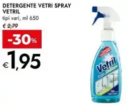 Bennet Detergente vetri spray VETRIL offerta