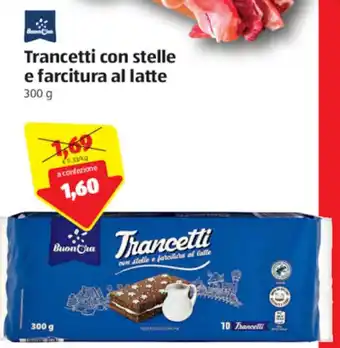 ALDI Trancetti con stelle e farcitura al latte 300g offerta