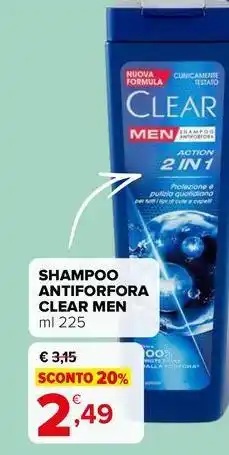 Iperal Shampoo antiforfora CLEAR MEN offerta