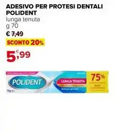 Iperal Adesivo per protesi dentali POLIDENT offerta