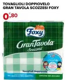 Iperal Tovaglioli doppiovelo gran tavola scozzesi FOXY offerta