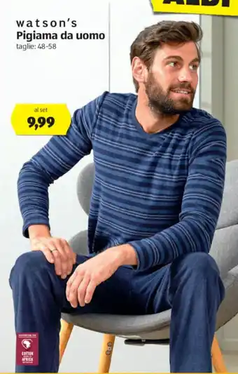 ALDI Watson's Pigiama da uomo offerta