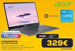 Euronics acer CHROMEBOOK PLUS CB515-2H-34ZU offerta