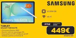 Euronics SAMSUNG TABLET Galaxy Tab S10 FE offerta