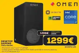 Euronics OMEN DESKTOP GAMING TG03-0013NL offerta