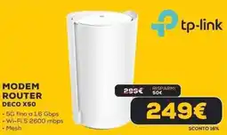 Euronics Tp-link modem router deco X50 offerta