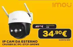 Euronics Imou IP CAM DA ESTERNO CRUISER 2C IPC-S7CP-3MOWE offerta