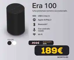 Euronics Sonos Era 100 offerta
