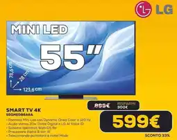 Euronics LG SMART TV 4K 55QNED86A6A offerta