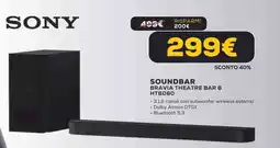 Euronics SONY SOUNDBAR BRAVIA THEATRE BAR 6 HTBD60 offerta