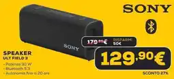 Euronics SONY SPEAKER ULT FIELD 3 offerta