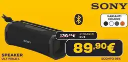 Euronics Sony speaker ULT field 1 offerta