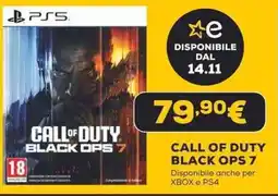 Euronics PS5 call of duty black ops 7 offerta