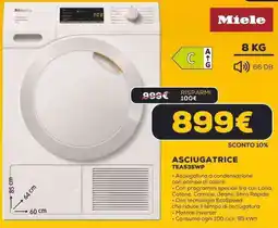 Euronics Miele ASCIUGATRICE TEA535WP offerta