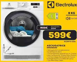 Euronics Electrolux ASCIUGATRICE EW6HBG19G offerta