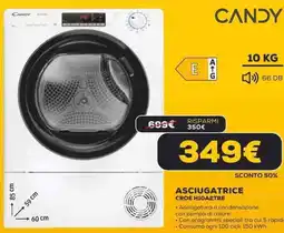 Euronics CANDY ASCIUGATRICE CROE H10A2TBE offerta